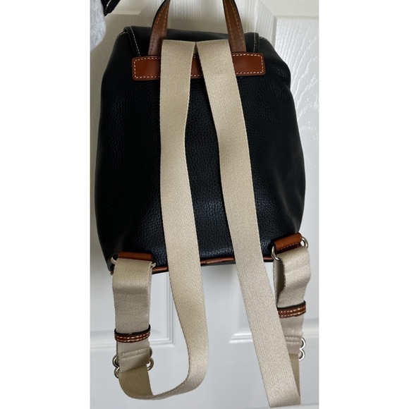 Dooney & Bourke Black/Brown/Red Pebble Grain Medium Murphy Backpack NWOT(W/ Bag) main image 9